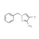1-Benzyl-4-bromo-1H-pyrazol-3-amine - chemical structure image