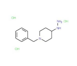 1-Benzyl-4-hydrazinopiperidinetrihydrochloride - chemical structure image