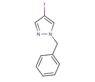 1-Benzyl-4-iodo-1H-pyrazole (CAS 50877-42-4) - chemical structure image