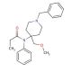 1-Benzyl-4-[N-(1-propanoyl)-N-phenylamino]-4-methoxymethylpiperidine (CAS 61086-12-2) - chemical structure image