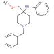 1-Benzyl-4-phenylamino-4-(methoxymethyl)piperidine (CAS 61380-02-7) - chemical structure image
