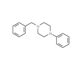 1-Benzyl-4-phenylpiperazine (CAS 3074-46-2) - chemical structure image