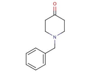 1-Benzyl-4-piperidone (CAS 3612-20-2) - chemical structure image