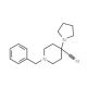 1-Benzyl-4-pyrrolidin-1-ylpiperidine-4-carbonitrile - chemical structure image