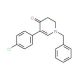 1-Benzyl-5-(4-chlorophenyl)-2,3-dihydro-4-pyridinone (CAS 1017601-63-6) - chemical structure image