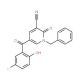 1-Benzyl-5-(5-fluoro-2-hydroxy-benzoyl)-2-oxo-1,2-dihydro-pyridine-3-carbonitrile - chemical structure image