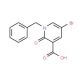 1-Benzyl-5-bromo-2-oxo-1,2-dihydro-3-pyridinecarboxylic acid - chemical structure image