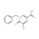 1-Benzyl-5-bromo-6-oxo-1,6-dihydro-3-pyridinecarboxylic acid - chemical structure image