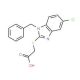 (1-Benzyl-5-chloro-1H-benzoimidazol-2-ylsulfanyl)-acetic acid - chemical structure image