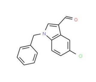 1-Benzyl-5-chloro-1H-indole-3-carbaldehyde - chemical structure image