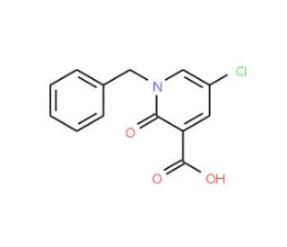 1-Benzyl-5-chloro-2-oxo-1,2-dihydro-3-pyridinecarboxylic acid - chemical structure image