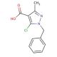 1-Benzyl-5-chloro-3-methyl-1H-pyrazole-4-carboxylic acid (CAS 882227-05-6) - chemical structure image
