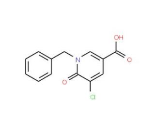 1-Benzyl-5-chloro-6-oxo-1,6-dihydro-3-pyridinecarboxylic acid - chemical structure image