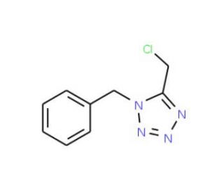 1-benzyl-5-(chloromethyl)-1H-tetrazole (CAS 73963-43-6) - chemical structure image