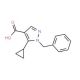 1-benzyl-5-cyclopropyl-1H-pyrazole-4-carboxylic acid - chemical structure image