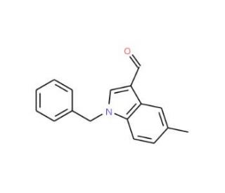 1-Benzyl-5-methyl-1H-indole-3-carbaldehyde - chemical structure image