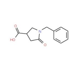 1-Benzyl-5-oxopyrrolidine-3-carboxylic acid (CAS 5733-86-8) - chemical structure image