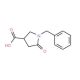 1-Benzyl-5-oxopyrrolidine-3-carboxylic acid (CAS 5733-86-8) - chemical structure image
