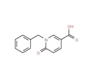 1-Benzyl-6-oxo-1,6-dihydro-3-pyridinecarboxylic acid (CAS 4332-79-0) - chemical structure image