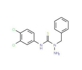 1-benzyl-N-(3,4-dichlorophenyl)hydrazinecarbothioamide - chemical structure image
