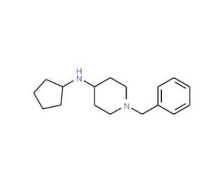 1-Benzyl-N-cyclopentylpiperidin-4-amine (CAS 179557-09-6) - chemical structure image