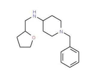 (1-Benzyl-piperidin-4-yl)-(tetrahydro-furan-2-ylmethyl)-amine - chemical structure image