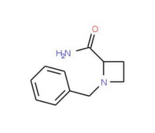 1-Benzylazetidine-2-carboxylic acid amide (CAS 40432-40-4) - chemical structure image