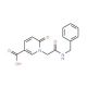 1-(Benzylcarbamoyl-methyl)-6-oxo-1,6-dihydro-pyridine-3-carboxylic acid - chemical structure image
