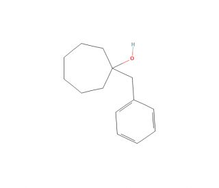 1-Benzylcycloheptanol (CAS 4006-73-9) - chemical structure image