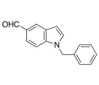1-Benzylindole-5-carboxaldehyde (CAS 63263-88-7) - chemical structure image