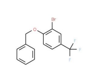 1-(Benzyloxy)-2-bromo-4-(trifluoromethyl)benzene (CAS 200956-32-7) - chemical structure image