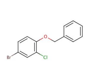 1-Benzyloxy-4-bromo-2-chlorobenzene (CAS 56872-27-6) - chemical structure image