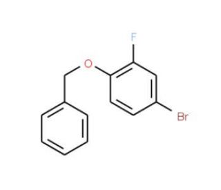 1-(benzyloxy)-4-bromo-2-fluorobenzene (CAS 133057-82-6) - chemical structure image
