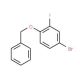 1-(benzyloxy)-4-bromo-2-fluorobenzene (CAS 133057-82-6) - chemical structure image