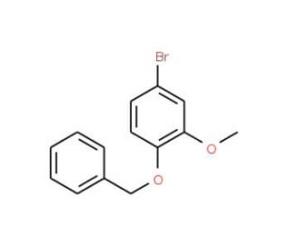1-(Benzyloxy)-4-bromo-2-methoxybenzene (CAS 63057-72-7) - chemical structure image
