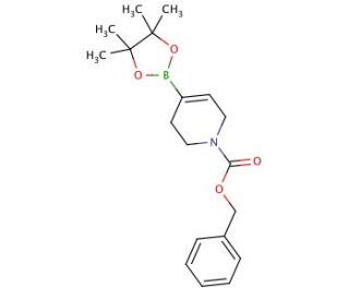 1-Benzyloxycarbonyl-1,2,3,6-tetrahydropyridine-4-boronic acid pinacol ester - chemical structure image