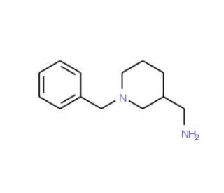 [(1-Benzylpiperidin-3-yl)methyl]amine (CAS 124257-62-1) - chemical structure image