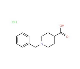 1-Benzylpiperidine-4-carboxylic acid hydrochloride (CAS 681482-53-1) - chemical structure image