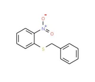1-(Benzylsulfanyl)-2-nitrobenzene (CAS 22057-44-9) - chemical structure image