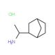 1-Bicyclo[2.2.1]hept-2-yl-ethylaminehydrochloride - chemical structure image