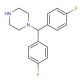 1-Bis(4-fluorophenyl)methyl piperazine (CAS 27469-60-9) - chemical structure image