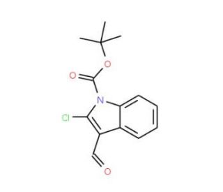 1-Boc-2-Chloro-3-formyl-indole (CAS 180922-71-8) - chemical structure image