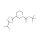 1-Boc-3-(3-isopropyl-1,2,4-oxadiazol-5-yl)piperidine - chemical structure image