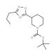 1-Boc-3-[3-(n-propyl)-1,2,4-oxadiazol-5-yl]piperidine - chemical structure image