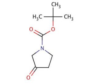 1-Boc-3-pyrrolidinone (CAS 101385-93-7) - chemical structure image