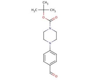 1-Boc-4-(4-formylphenyl)piperazine (CAS 197638-83-8) - chemical structure image