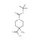 1-Boc-4-aminopiperidine-4-carboxylic Acid (CAS 183673-71-4) - chemical structure image