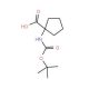 1-(Boc-amino)cyclopentanecarboxylic acid (CAS 35264-09-6) - chemical structure image
