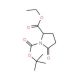 1-Boc-D-Pyroglutamic acid ethyl ester (CAS 144978-35-8) - chemical structure image