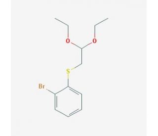1-Bromo-2-(2,2-diethoxy-ethylsulfanyl)-benzene (CAS 137105-52-3) - chemical structure image